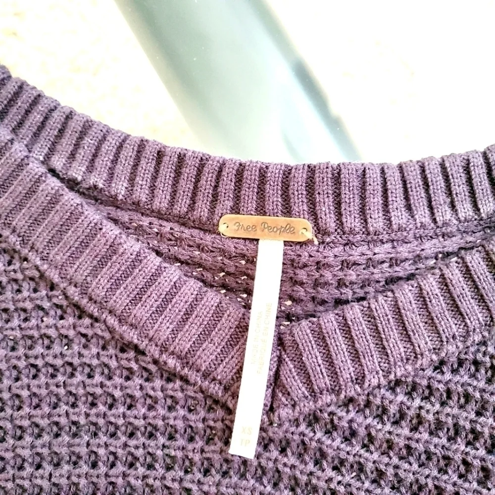 Free People | Moonshine Waffle Knit Top